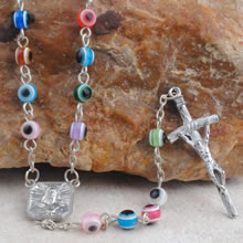 Plastic beads rosary